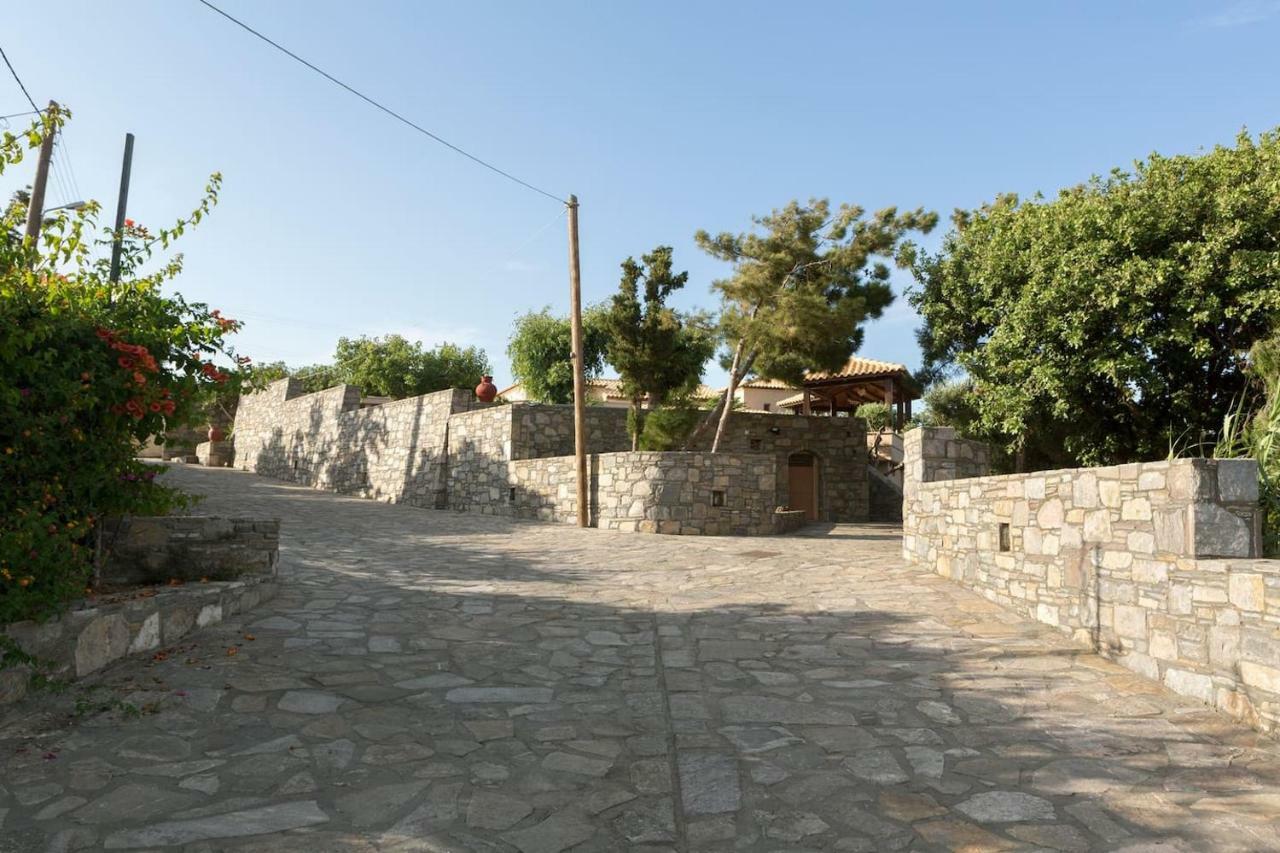 White sand Villa. Spacious villa with prive pool. Agia Pelagia  Esterno foto