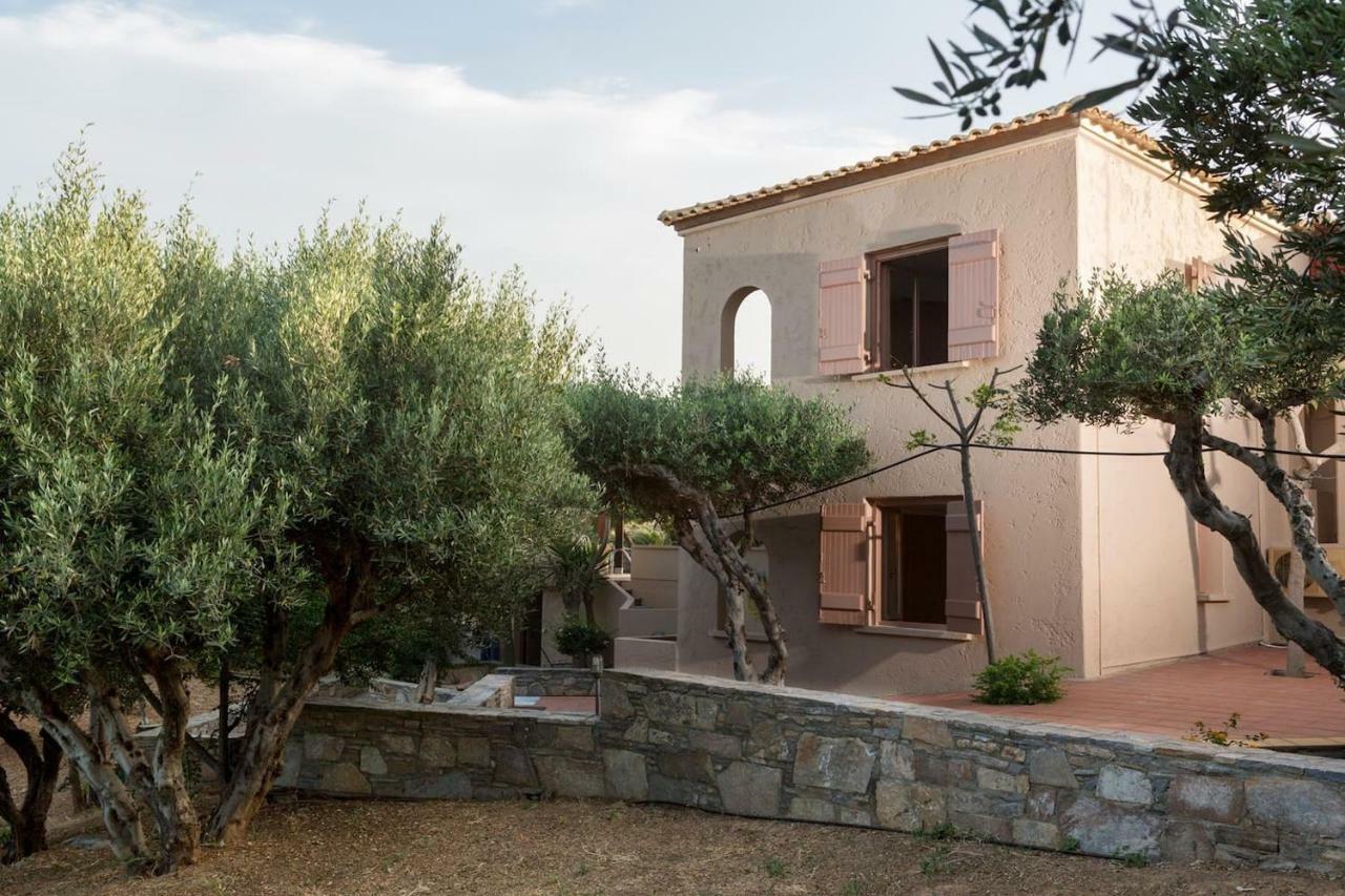 White sand Villa. Spacious villa with prive pool. Agia Pelagia  Esterno foto